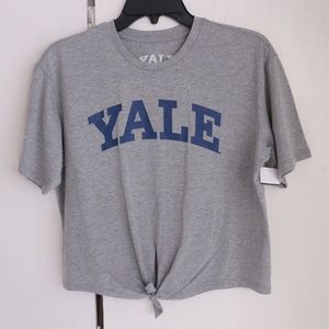 Yale front tie T-shirt